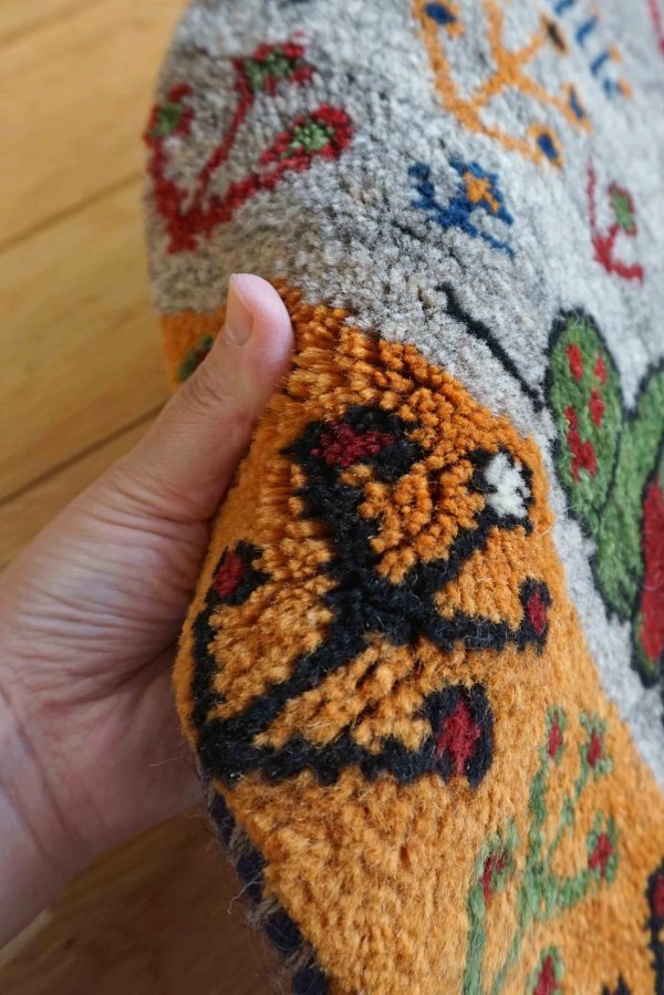 画像3: カシュクリ/座布団サイズ・丸39×39cm (3)