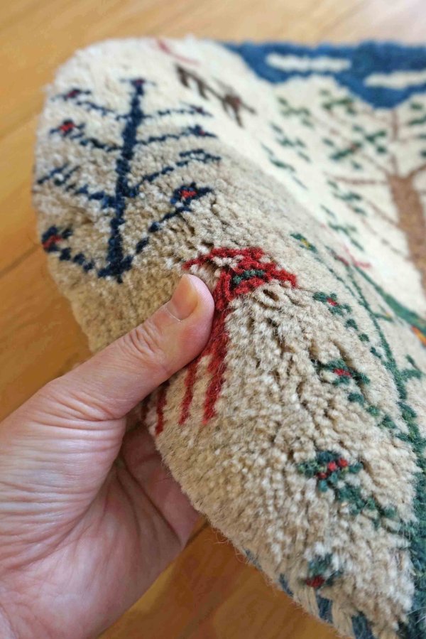 画像3: カシュクリ/座布団サイズ・丸39×39cm (3)