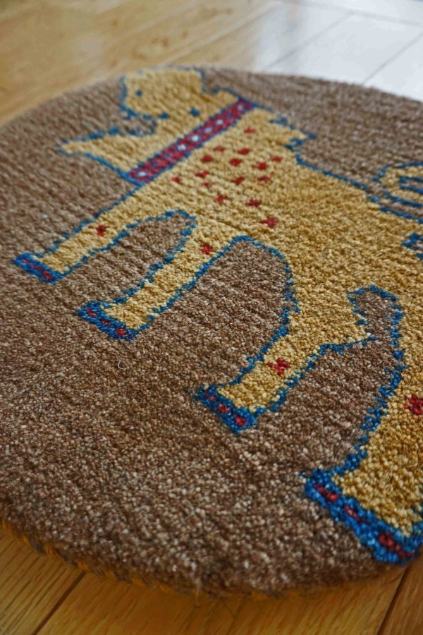 画像2: カシュクリ/座布団サイズ・丸39×39cm (2)