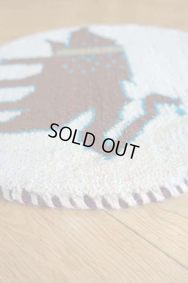 画像4: カシュクリ/座布団サイズ・丸40×40cm (4)