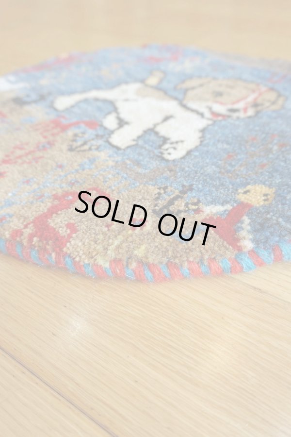 画像4: カシュクリ/座布団サイズ・丸37×37cm (4)