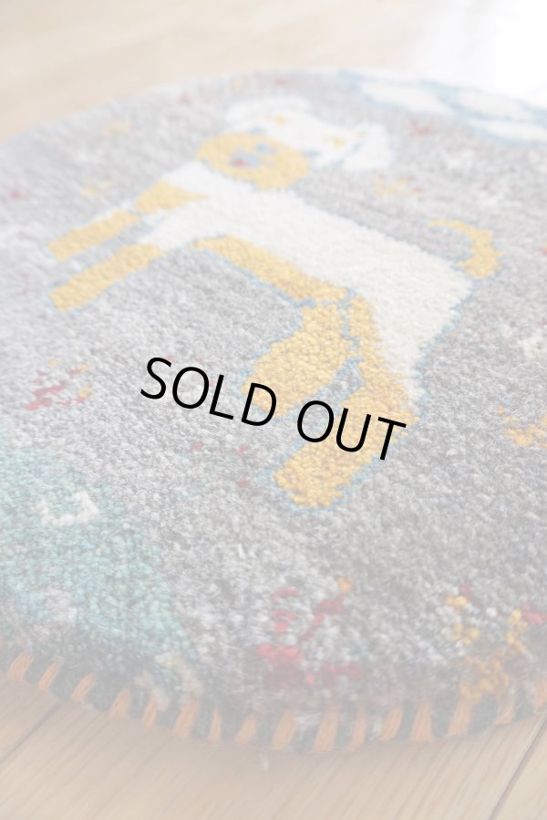 画像2: カシュクリ/座布団サイズ・丸40×40cm (2)