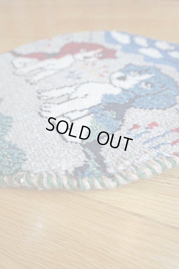 画像4: カシュクリ/座布団サイズ・丸38×38cm (4)