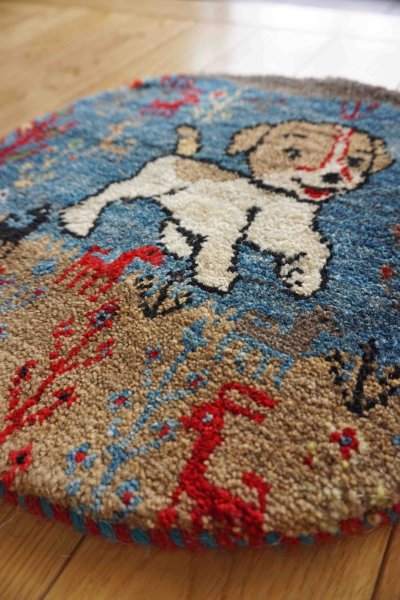 画像2: カシュクリ/座布団サイズ・丸37×37cm