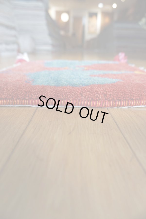 画像5: ギャッベ/座布団サイズ38×40cm（フリンジ・ボンボリあり） (5)