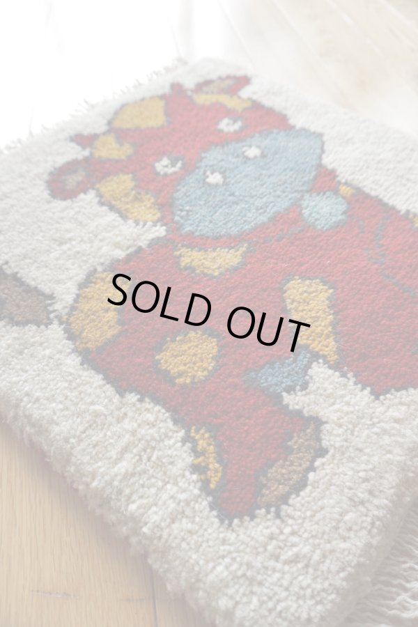 画像2: ギャッベ/座布団サイズ42×43cm（ボンボリなし） (2)