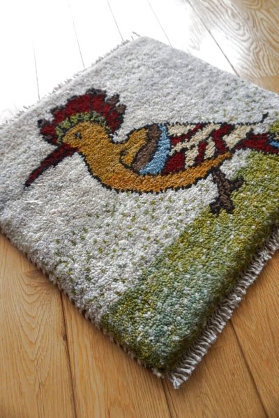 画像1: ギャッベ/座布団サイズ40×44cm(ボンボリなし)