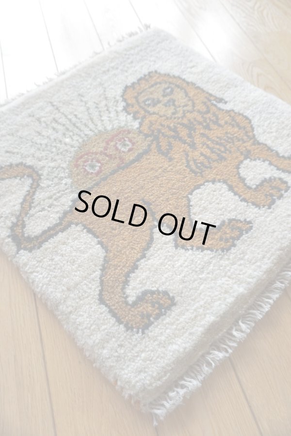 画像2: ギャッベ/座布団サイズ44×44cm（ボンボリなし） (2)