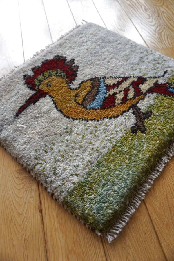 画像2: ギャッベ/座布団サイズ40×44cm（ボンボリなし） (2)