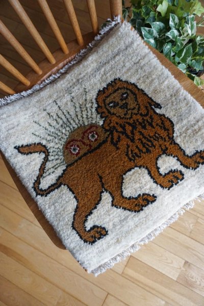 画像3: ギャッベ/座布団サイズ44×44cm(ボンボリなし)