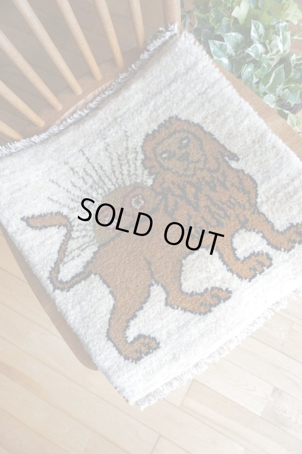 画像6: ギャッベ/座布団サイズ44×44cm（ボンボリなし） (6)