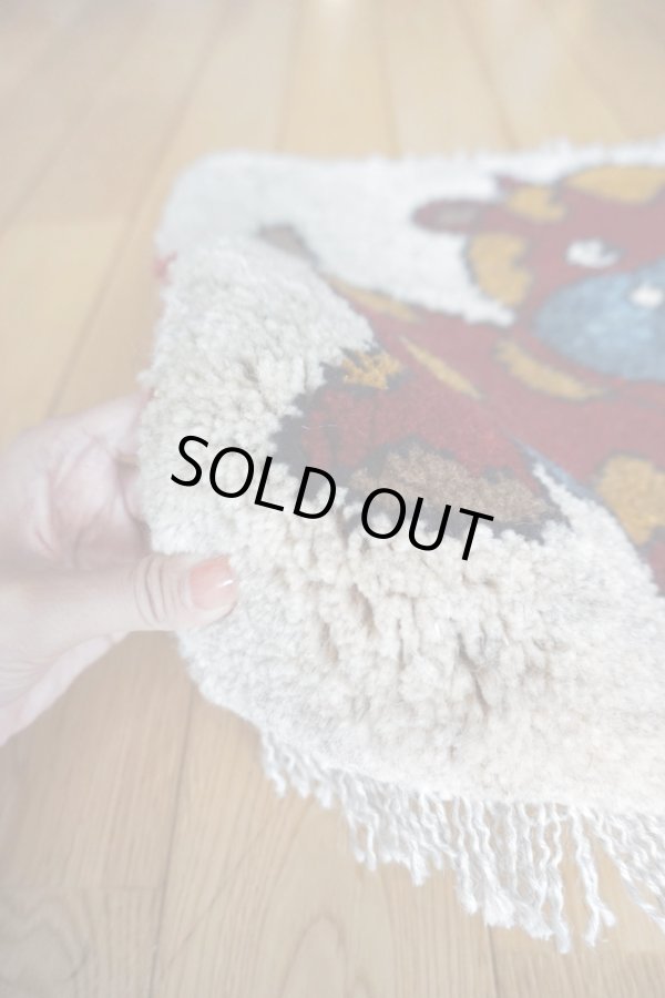 画像5: ギャッベ/座布団サイズ42×43cm（ボンボリなし） (5)