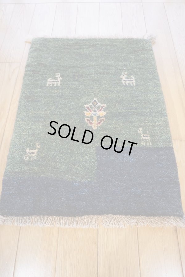 画像2: ギャッベ/玄関マット小58×44cm (2)