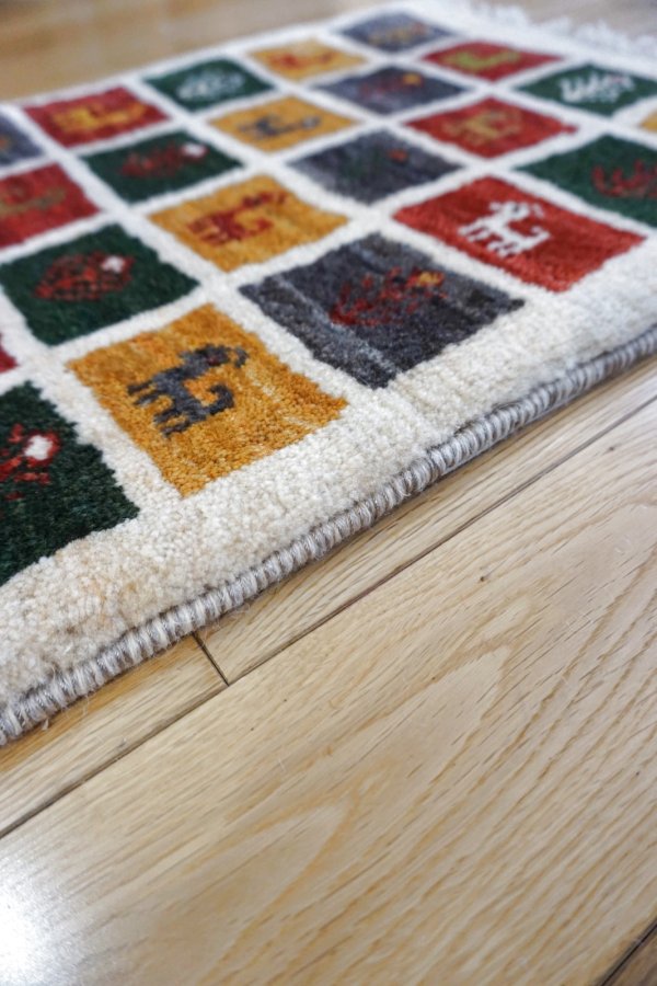 画像6: ギャッベ/玄関マット小58×41cm (6)