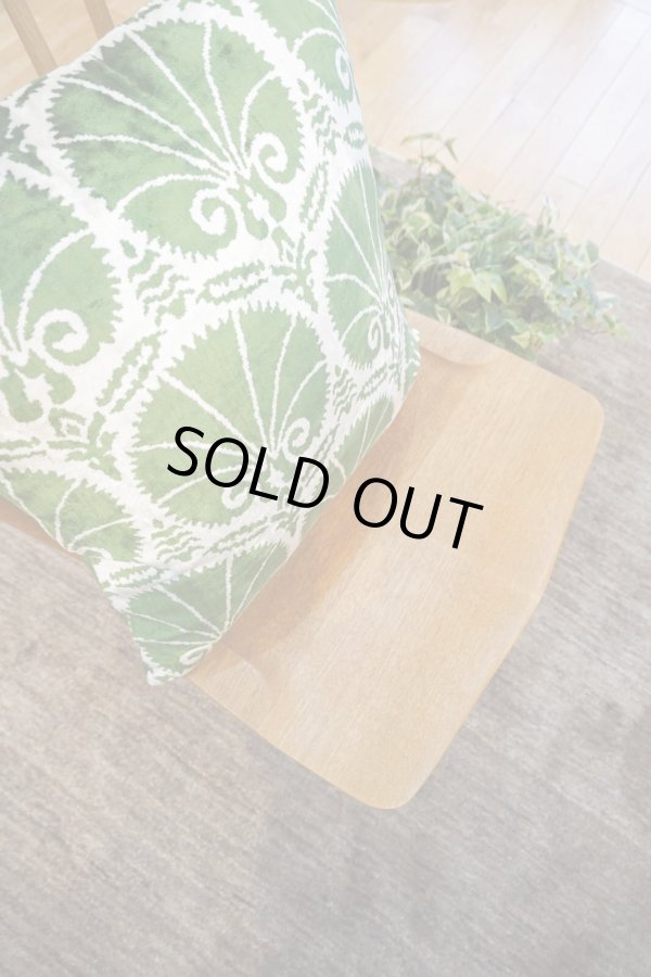 画像5: シルク&ベルベットクッションカバー約50×50cm（中材付き） (5)