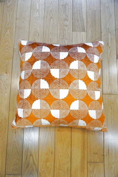 画像1: シルク&ベルベットクッションカバー約50×50cm(中材付き)