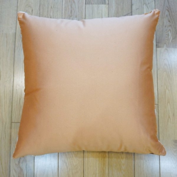 画像2: シルク&ベルベットクッションカバー約50×50cm(中材付き) (2)