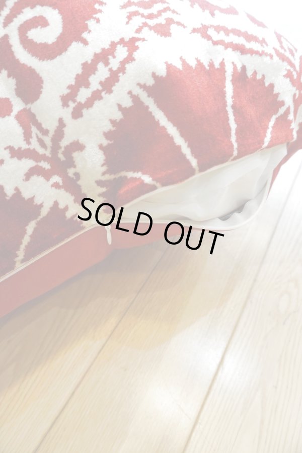 画像4: シルク&ベルベットクッションカバー約50×50cm（中材付き） (4)