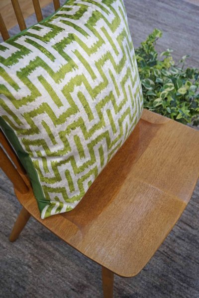 画像3: シルク&ベルベットクッションカバー約50×50cm(中材付き)