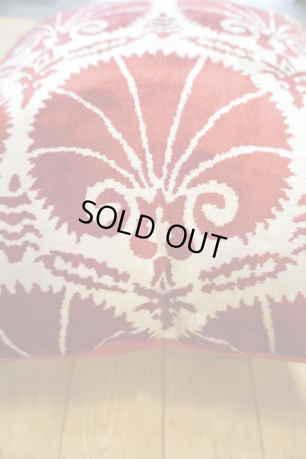 画像3: シルク&ベルベットクッションカバー約50×50cm（中材付き） (3)