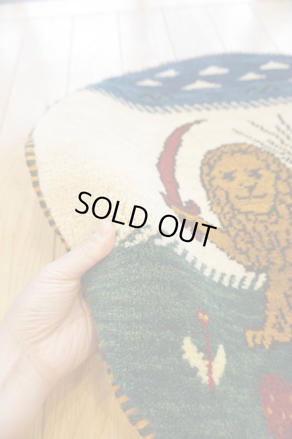 画像3: カシュクリ/座布団サイズ大・丸62×60cm (3)