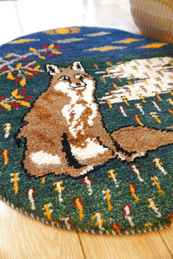 画像2: カシュクリ/座布団サイズ大・丸58×58cm (2)