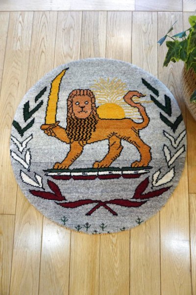 画像1: カシュクリ/座布団サイズ大・丸58×58cm