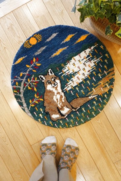 画像3: カシュクリ/座布団サイズ大・丸58×58cm