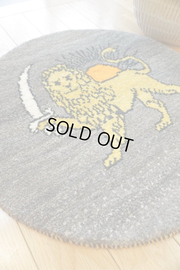 画像2: カシュクリ/座布団サイズ大・丸57×57cm (2)