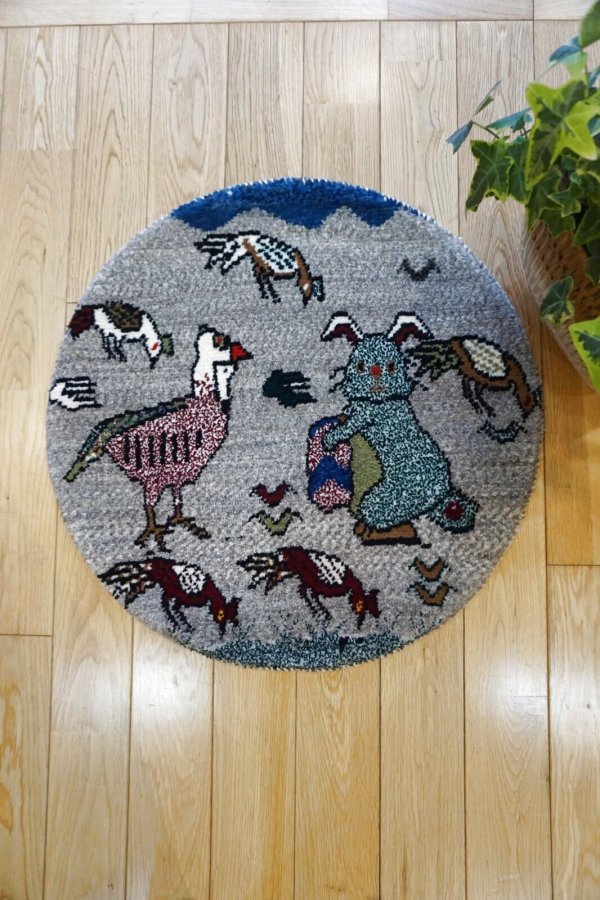 画像5: カシュクリ/座布団サイズ大・丸55×55cm (5)