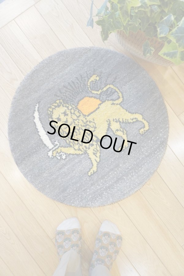 画像1: カシュクリ/座布団サイズ大・丸57×57cm (1)