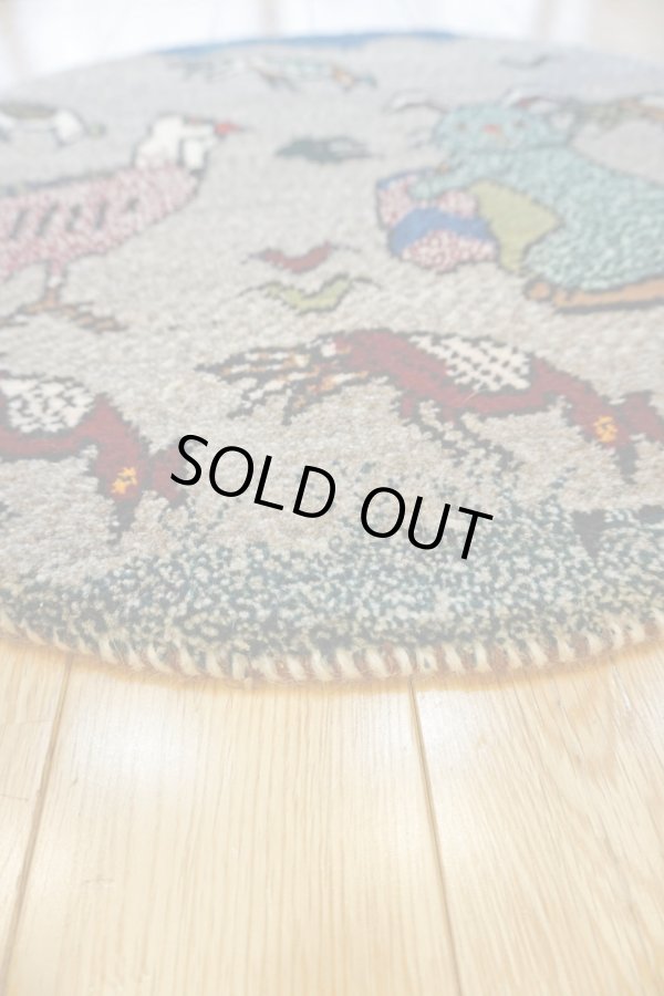 画像4: カシュクリ/座布団サイズ大・丸55×55cm (4)