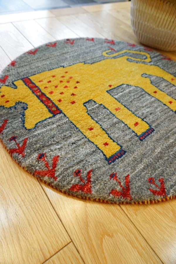 画像2: カシュクリ/座布団サイズ大・丸58×58cm (2)