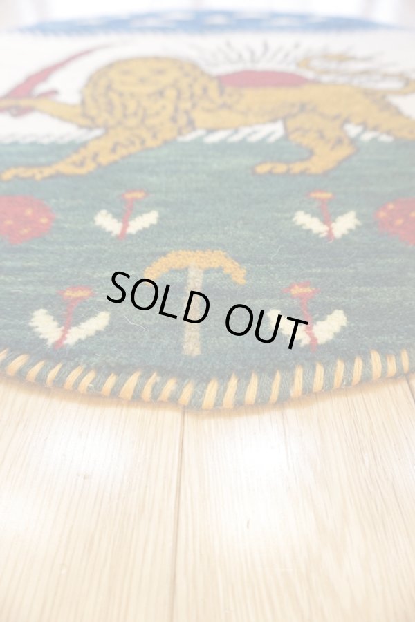 画像4: カシュクリ/座布団サイズ大・丸62×60cm (4)