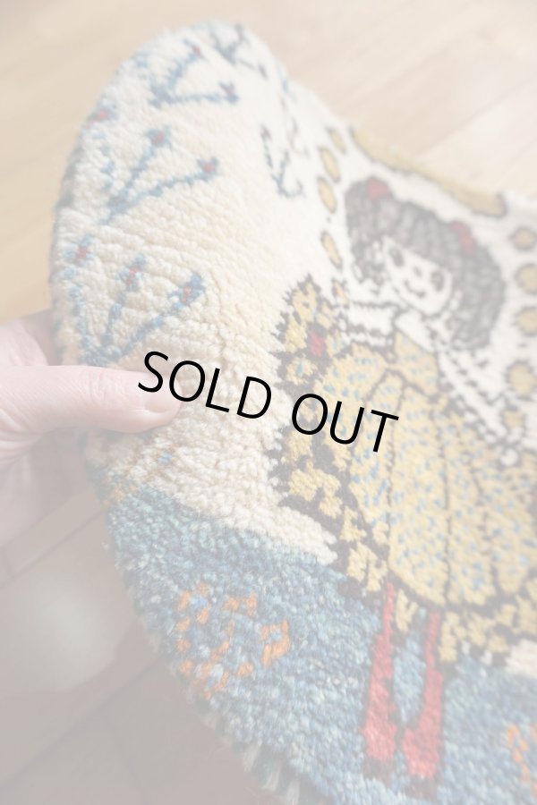 画像3: カシュクリ/座布団サイズ・丸38×38cm (3)