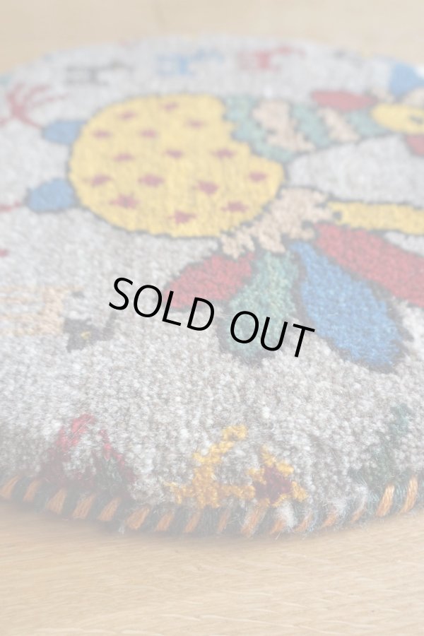 画像4: カシュクリ/座布団サイズ・丸38×38cm (4)