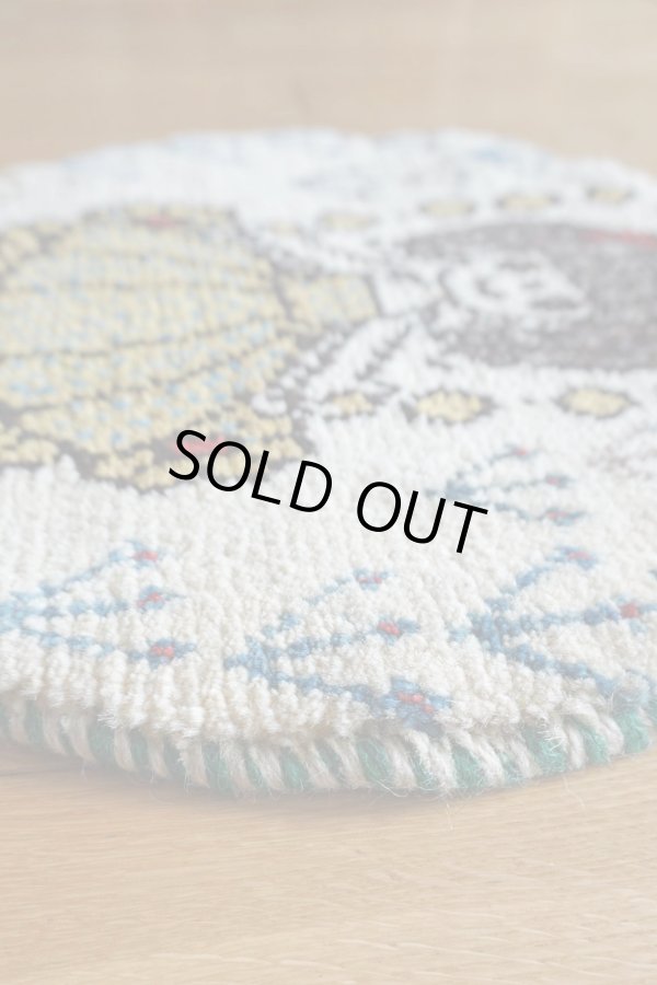 画像4: カシュクリ/座布団サイズ・丸38×38cm (4)