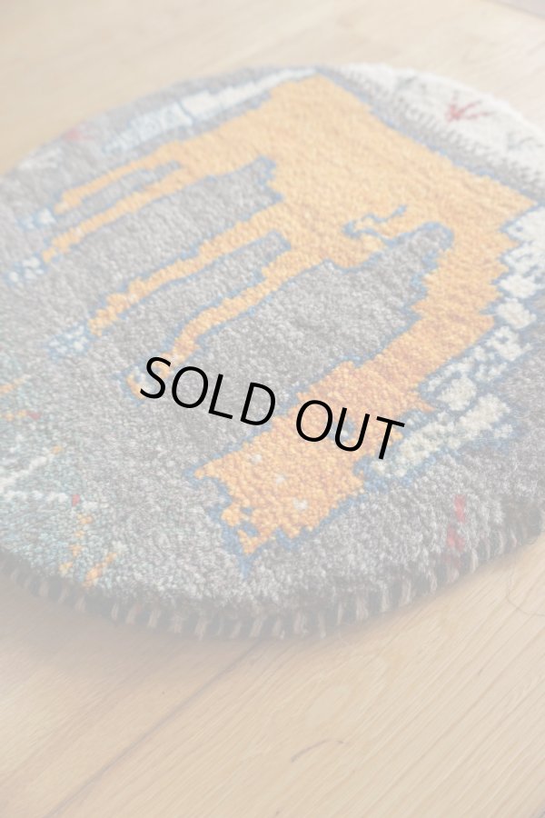 画像2: カシュクリ/座布団サイズ・丸39×39cm (2)