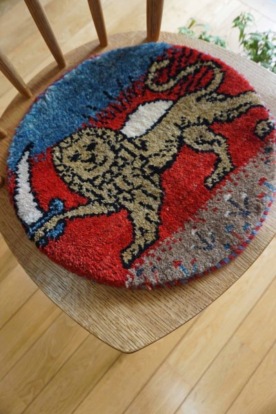 画像3: カシュクリ/座布団サイズ・丸37×37cm