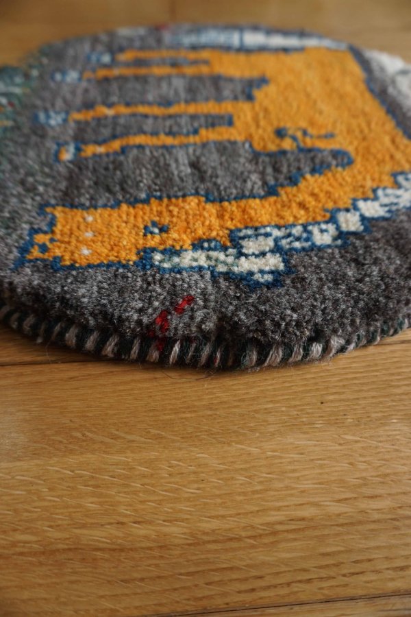 画像4: カシュクリ/座布団サイズ・丸39×39cm (4)