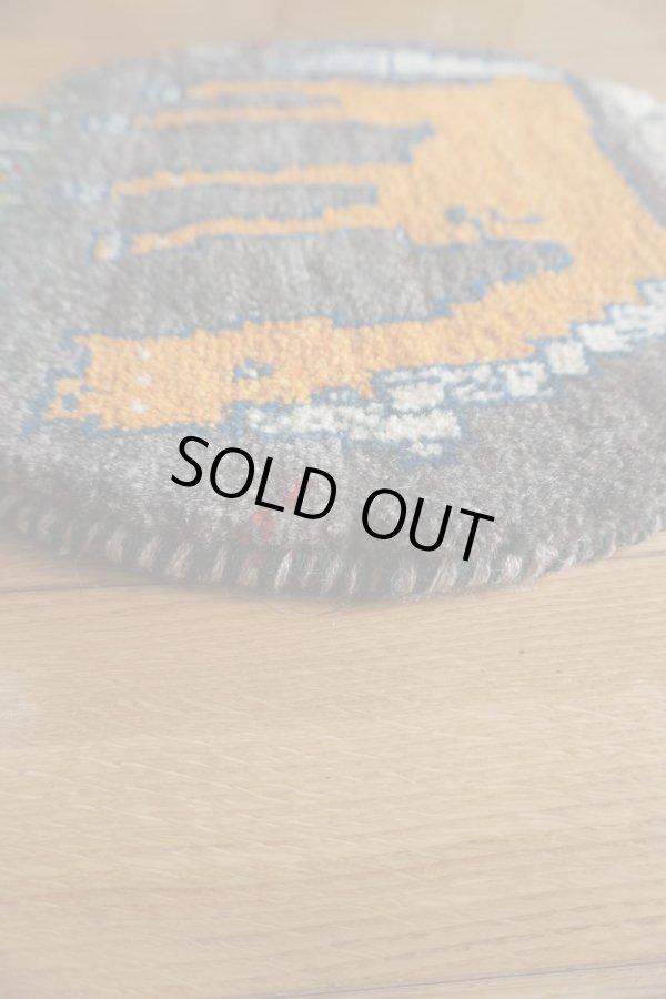 画像4: カシュクリ/座布団サイズ・丸39×39cm (4)