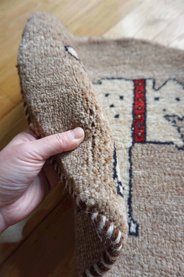 画像3: カシュクリ/座布団サイズ・丸40×41cm (3)