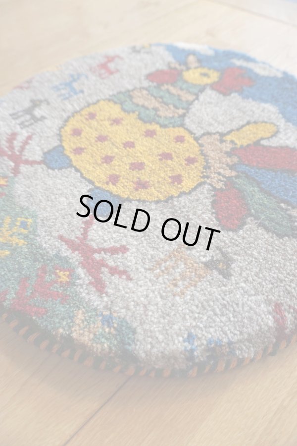 画像2: カシュクリ/座布団サイズ・丸38×38cm (2)