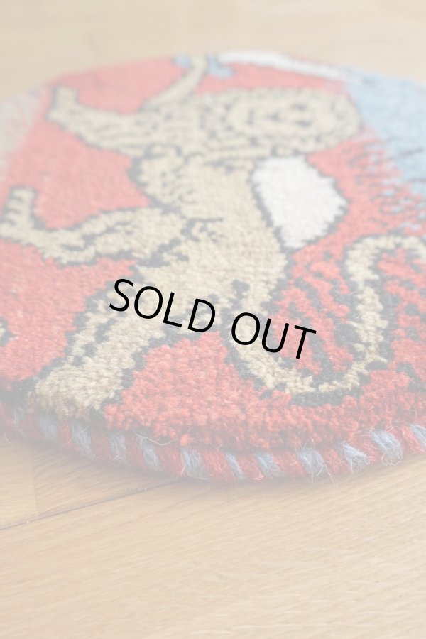 画像4: カシュクリ/座布団サイズ・丸37×37cm (4)