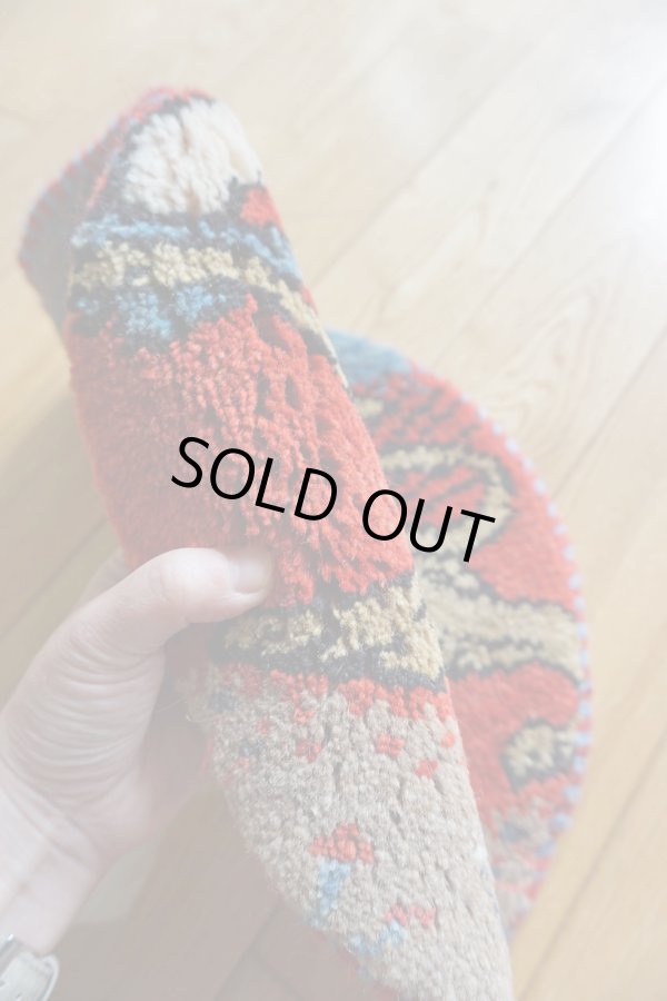 画像3: カシュクリ/座布団サイズ・丸37×37cm (3)