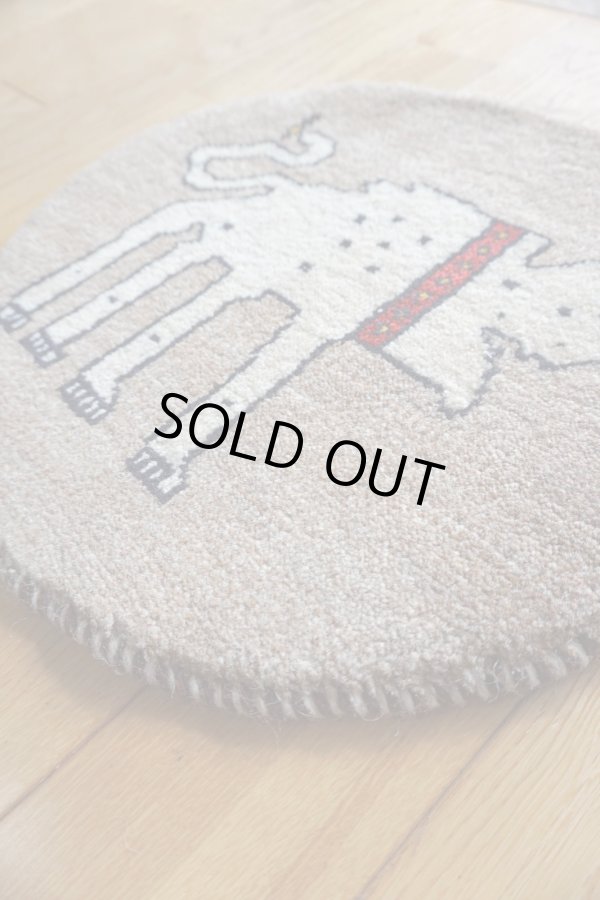 画像2: カシュクリ/座布団サイズ・丸40×41cm (2)