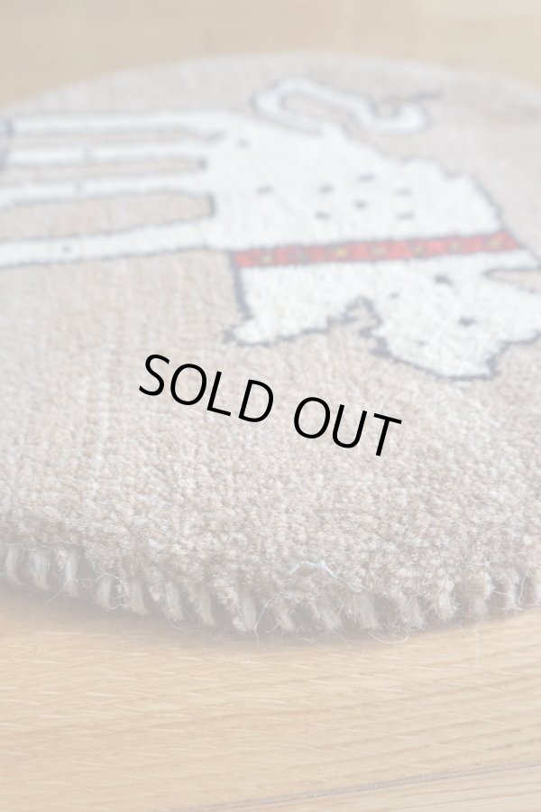 画像4: カシュクリ/座布団サイズ・丸40×41cm (4)