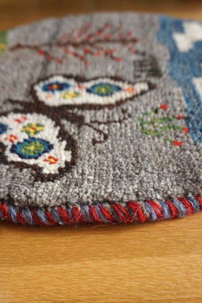 画像2: カシュクリ/座布団サイズ・丸38×38cm