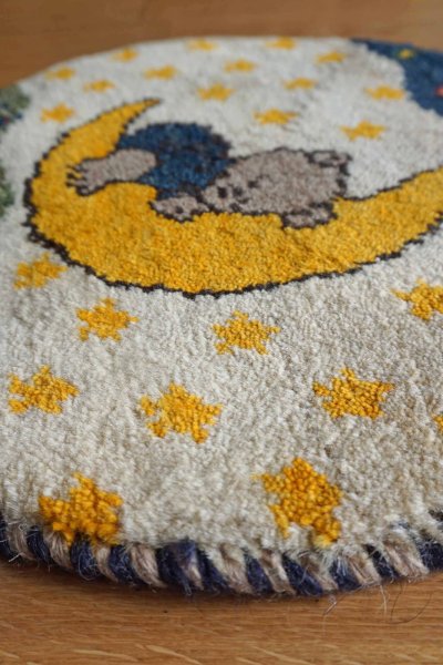 画像2: カシュクリ/座布団サイズ・丸39×39cm