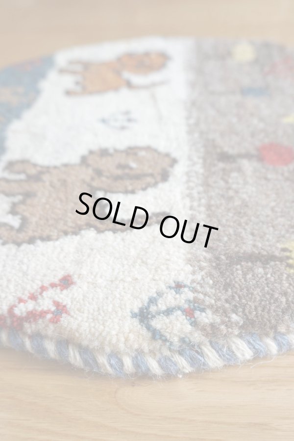 画像4: カシュクリ/座布団サイズ・丸38×38cm (4)